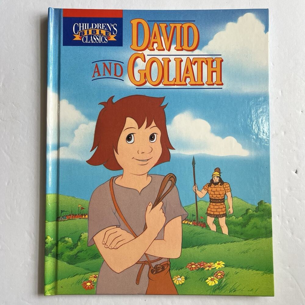 Vintage 1993 David and Goliath Childrens Bible Classics Hardcover Story Book